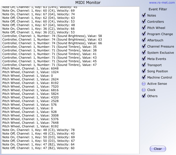 MIDI Monitor