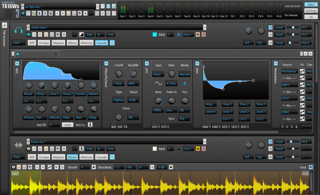 TX16Wx V3 Sampler