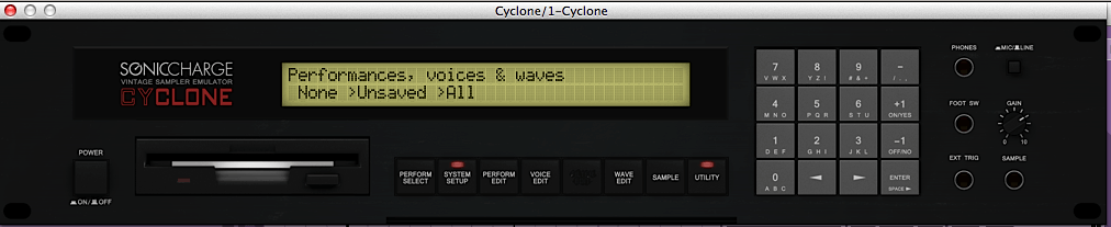 Sonic Charge Cyclone + 300 Sample-Disks